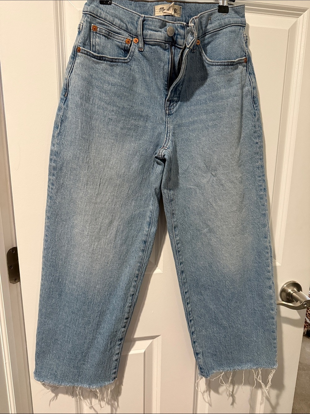 Madewell the perfect vintage wide leg crop Jeans